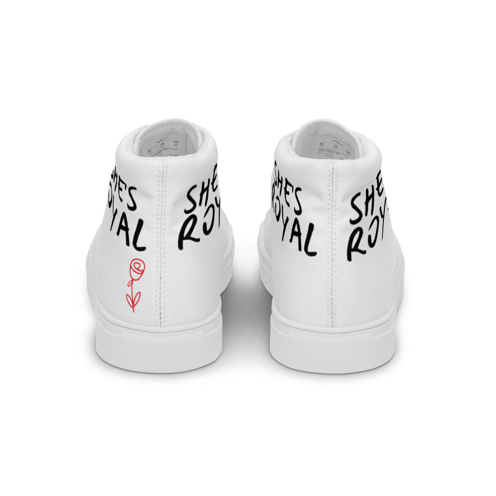 BILTWEAR SHE'S ROyAL Women’s high top canvas shoes