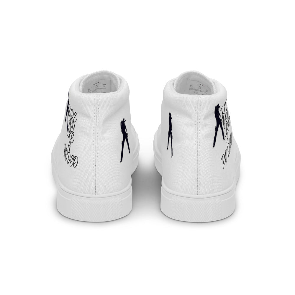 Women’s high top canvas shoes