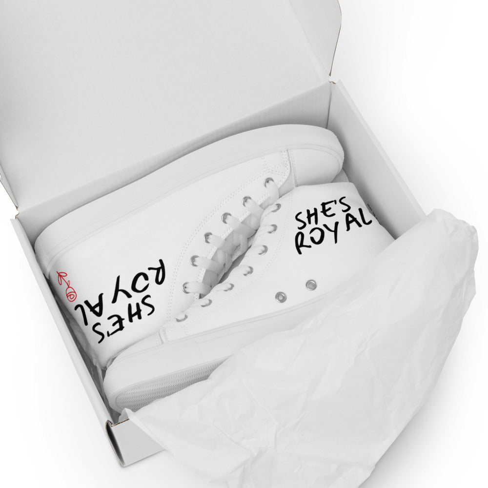 BILTWEAR SHE'S ROyAL Women’s high top canvas shoes