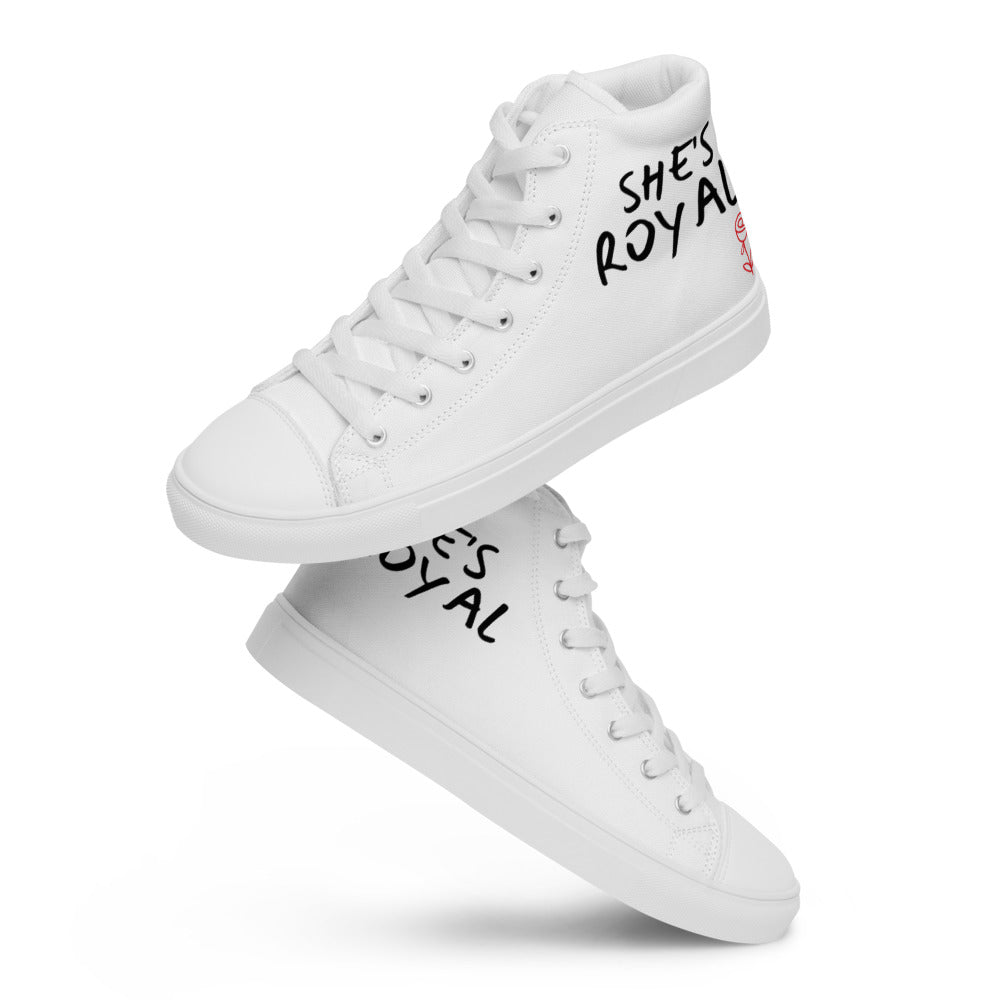 BILTWEAR SHE'S ROyAL Women’s high top canvas shoes