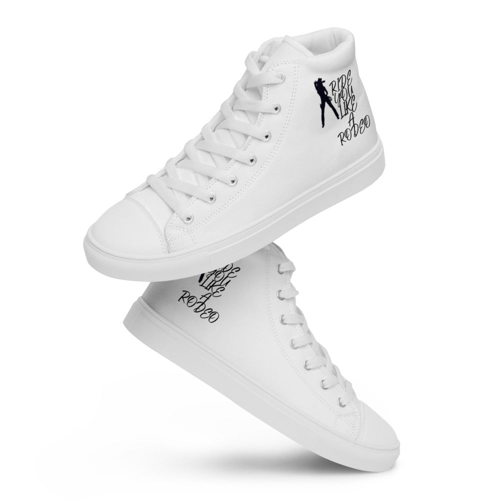 Women’s high top canvas shoes