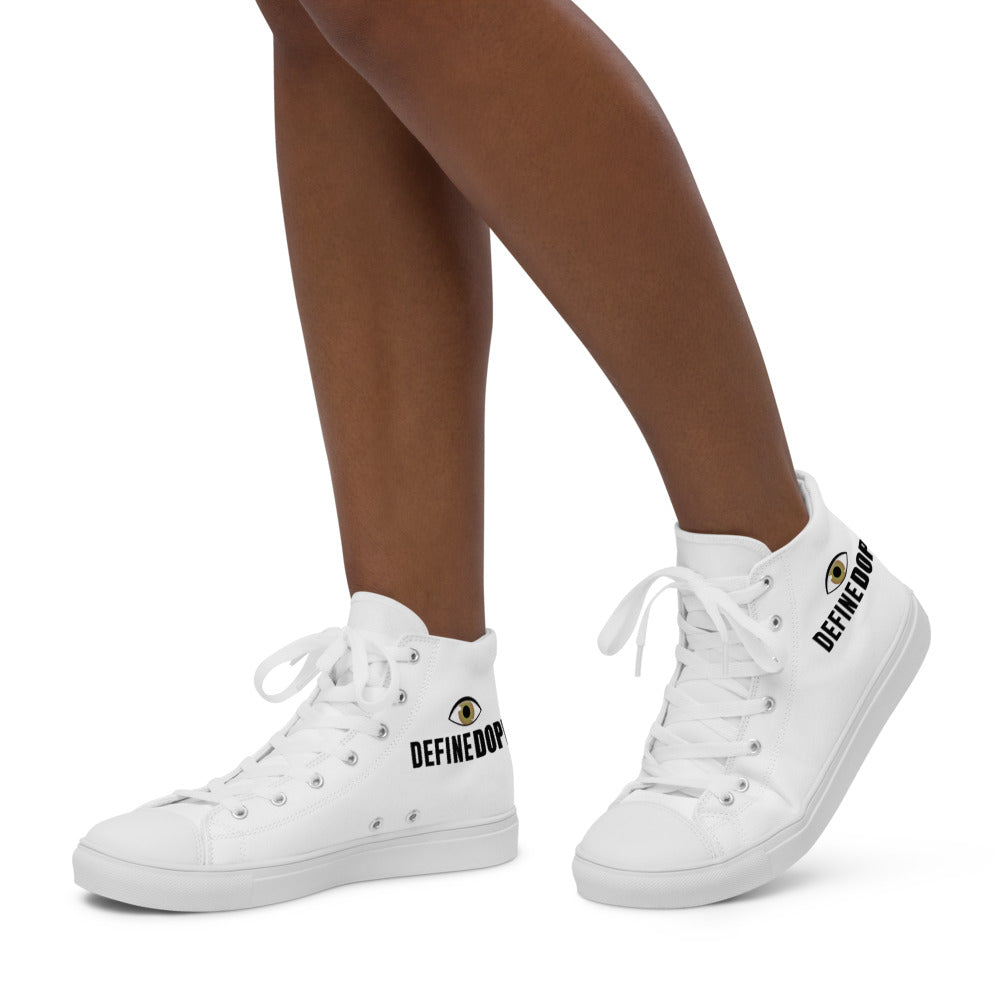 EYE DEFINE DOPE Women’s high top canvas shoes