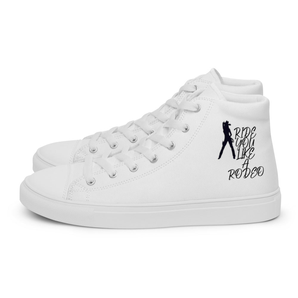 Women’s high top canvas shoes