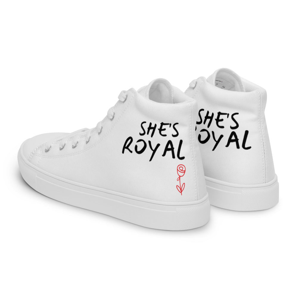 BILTWEAR SHE'S ROyAL Women’s high top canvas shoes