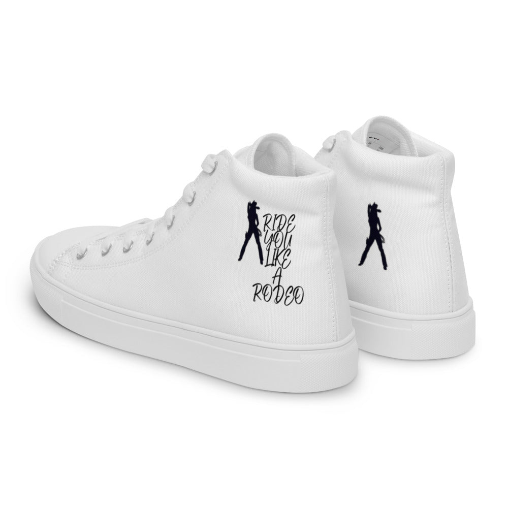 Women’s high top canvas shoes