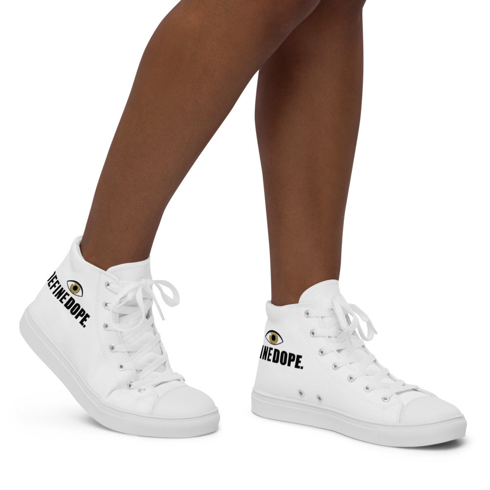 EYE DEFINE DOPE Women’s high top canvas shoes
