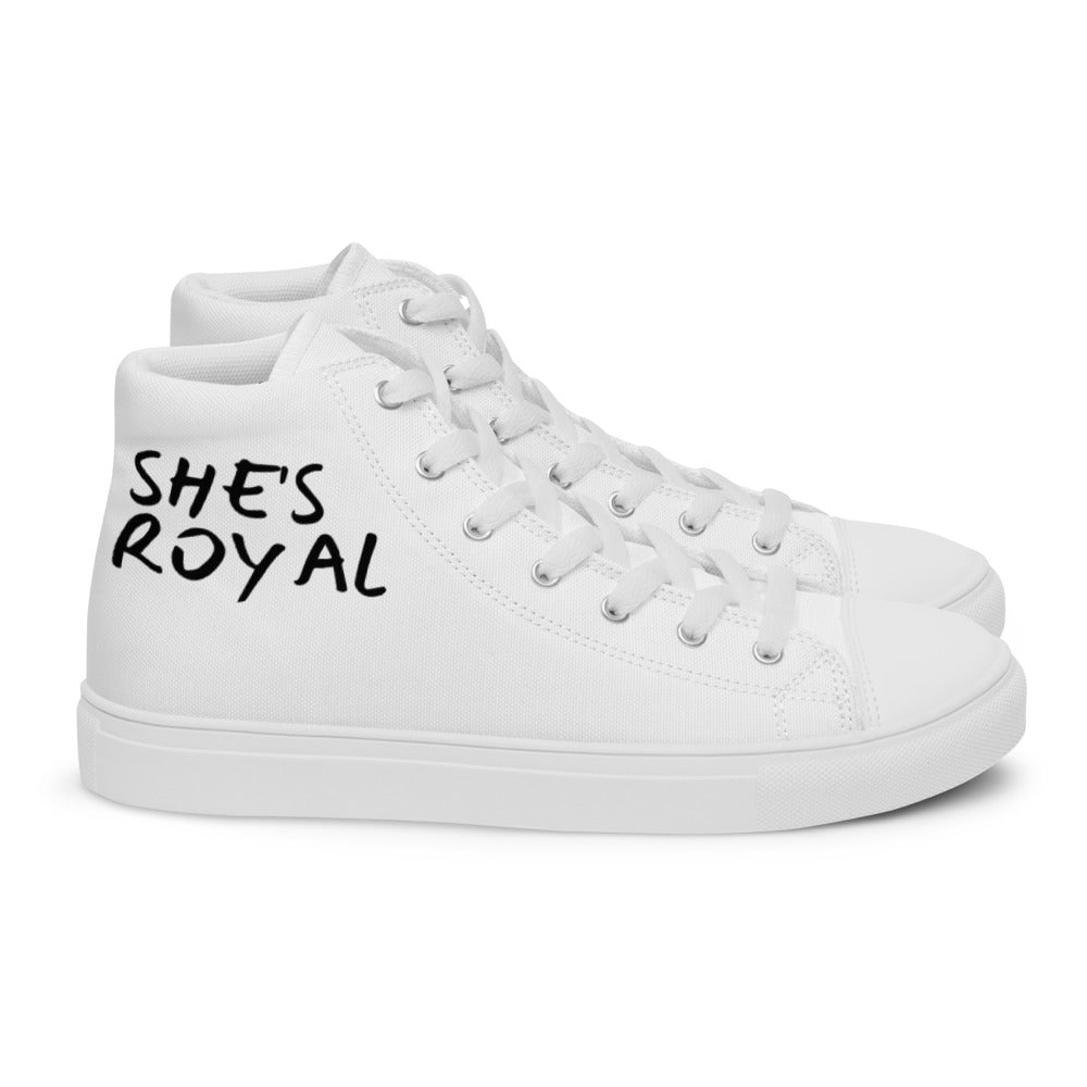 BILTWEAR SHE'S ROyAL Women’s high top canvas shoes