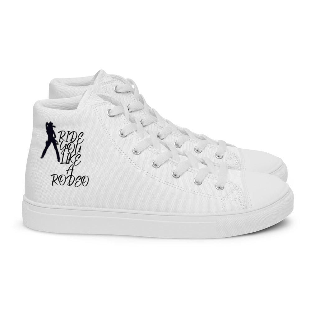 Women’s high top canvas shoes