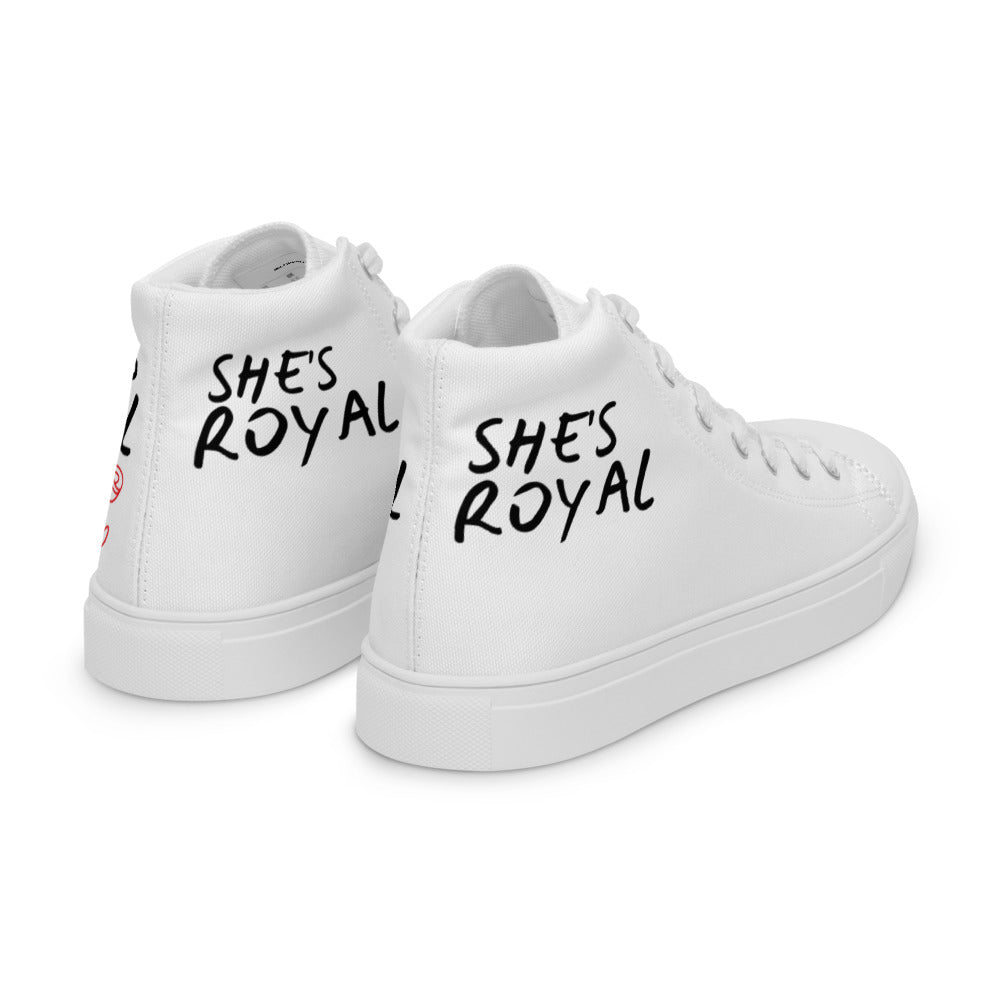 BILTWEAR SHE'S ROyAL Women’s high top canvas shoes