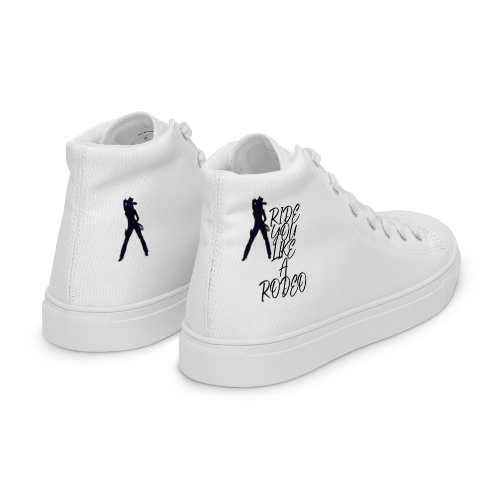 Women’s high top canvas shoes
