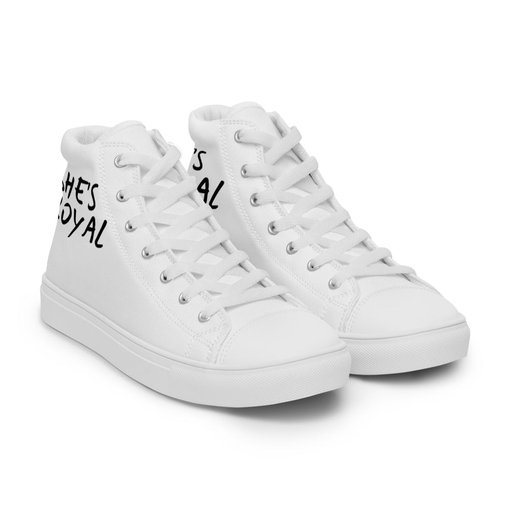 BILTWEAR SHE'S ROyAL Women’s high top canvas shoes