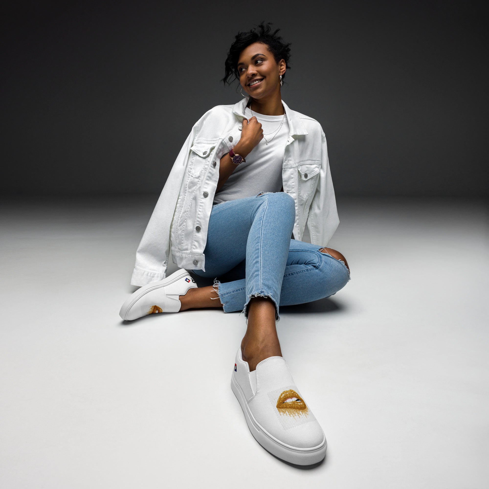 BILTWEAR GOLD LIP Women’s slip-on canvas shoes