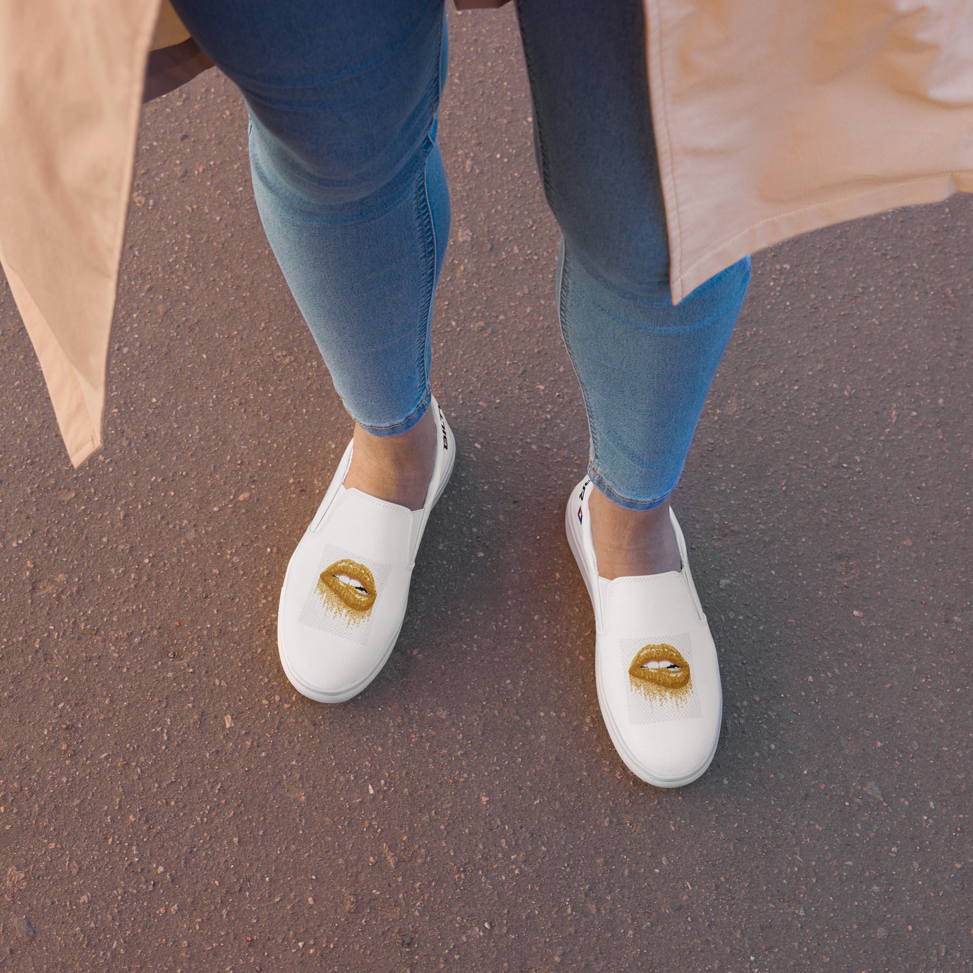 BILTWEAR GOLD LIP Women’s slip-on canvas shoes